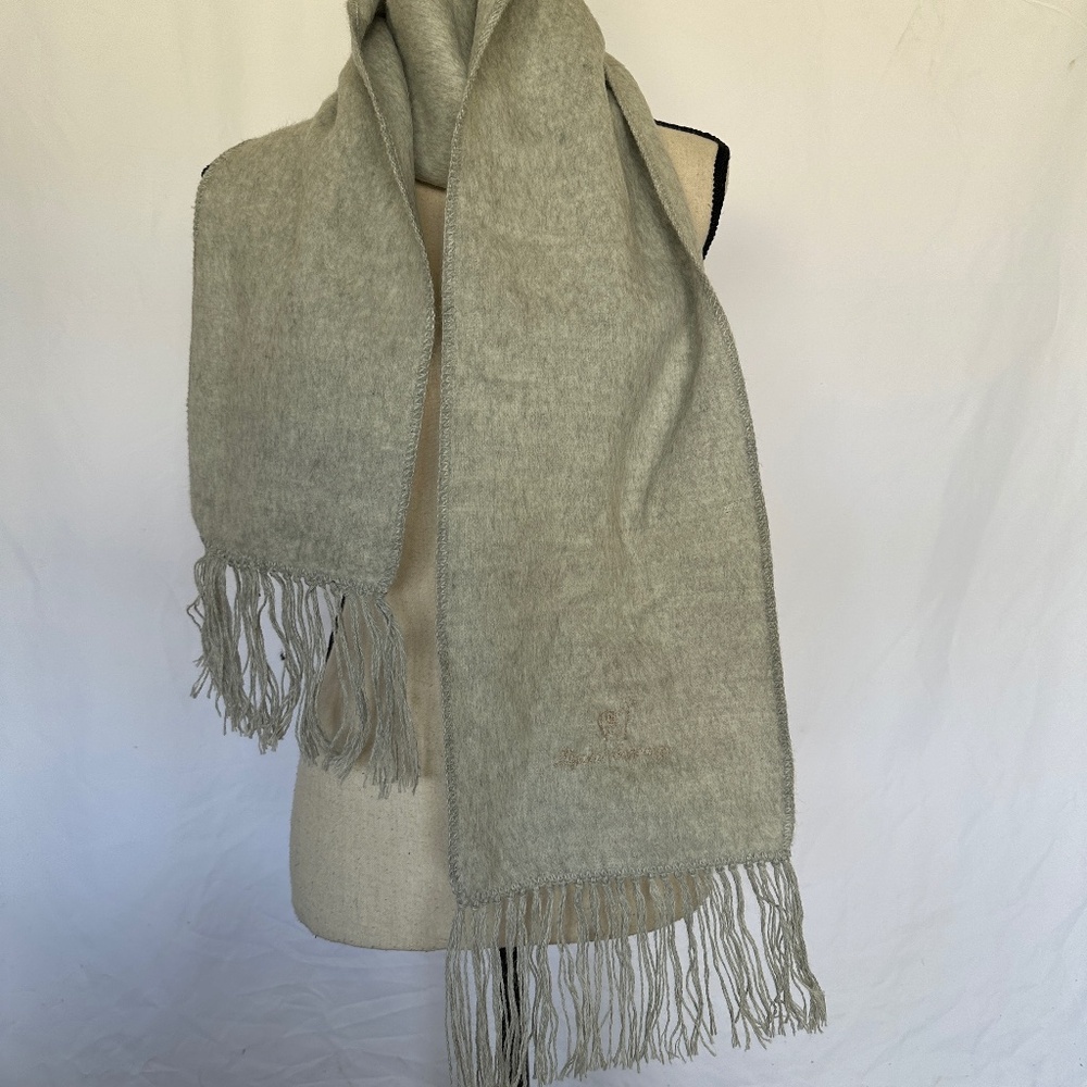 Alpaca Camargo Scarf Light Gray